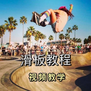 长板滑板双翘滑板教学视频教程初学者新手零基础入门自学花样刷街-优资源网