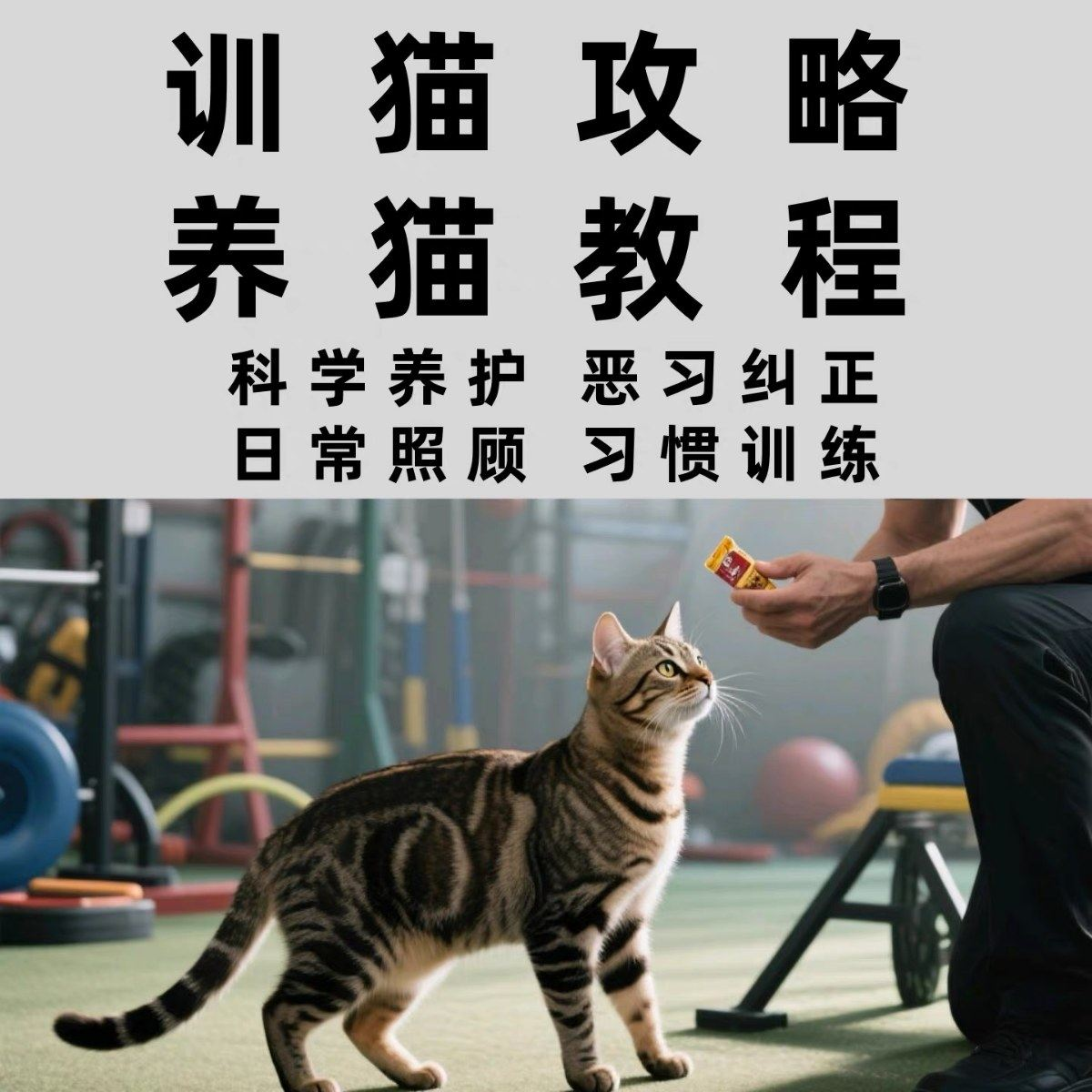 训猫入门培训教学视频课程驯猫教程家庭养猫指南攻略大全注意事项-优资源网