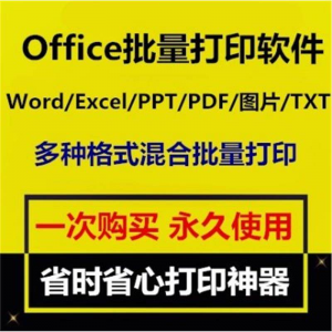 Office批量打印软件工具 Word/Excel/PPT/图片/PDF批量打印软件-优资源网