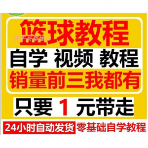 篮球视频教程大全教学训练教学课程基础打篮球技巧街球零基础入门-优资源网