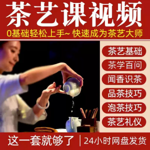 自学泡茶师品茶茶艺茶道视频教程零基础新手入门全套培训教学课程-优资源网