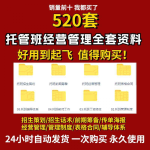 托管班运营管理制度方案午托晚托辅导班小饭桌培训招生宣传话术全-优资源网