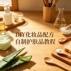 DIY化妆品配方自制护肤品教程学习资料手工制作大全芦荟胶水乳霜-优资源网