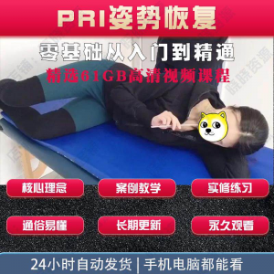 pri姿势恢复技术视频教程呼吸动力技术姿势恢复纠正训练培训课程-优资源网